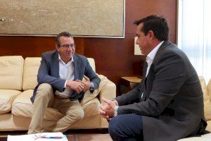 El alcalde de Benidorm recibe al director general de Turismo en la primera visita institucional que este realiza
