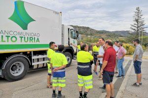 La Mancomunidad del Alto Turia presenta su nuevo camión de recogida de basura