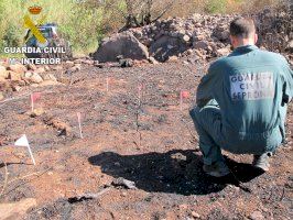 La Guardia Civil investiga a una persona por un incendio forestal en Soneja