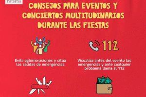 El Ayuntamiento de Paterna lanza una campaña de concienciación para promover el respeto durante las fiestas