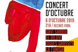 Xavi Sarrià, El Diluvi, Oques Grasses, Nius de Nit i la Fúmiga ompliran de música el Recinte Firal