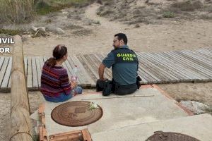 Encuentran en una playa de Cullera a una mujer que llevaba un día desaparecida