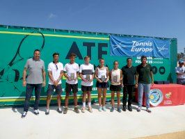 David Ferrer entregó los trofeos del “Tennis Europe Tour sub14” en La Nucía