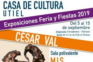 Los artistas César Val y Tomás Viana presentan las exposiciones “Mis Cosas” y “Sueños” durante la Feria y Fiestas de Utiel