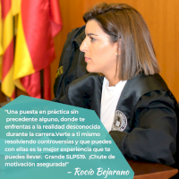 La estudiante del Grado en Derecho de la UMH Rocío Bejarano, “Mención de Honor” del Grupo de Litigio del Campus Law Practice School