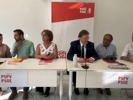 El PSPV-PSOE programa para septiembre la cena de inicio de curso político en Alicante, las jornadas parlamentarias y l’Escola de la Tardor