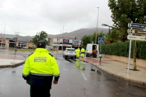 La  situación de alerta roja por lluvias deja 65 litros en l’Alfàs del Pi