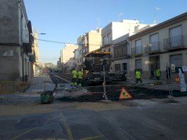 Finaliza la segunda fase de las obras de mejora de la calle Santa Natalia en Nules