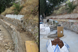 Obres d’estabilització dels talussos del Carrer Sant Pancraci i l’Escoleta Municipal El Caragol