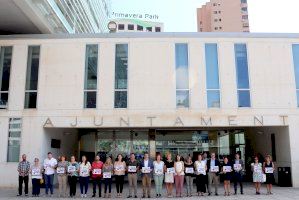 Benidorm clama en silencio ante el último crimen machista acaecido ayer en Madrid