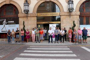 Sagunto guarda un minuto de silencio en señal de condena y repulsa por el presunto asesinato machista ocurrido en Madrid