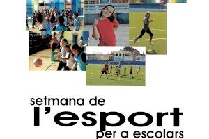 El alumnado de Burriana preparado para participar en la séptima semana del deporte para escolares