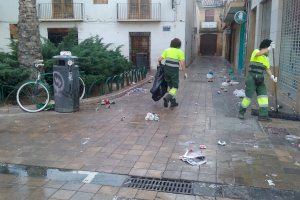 La neteja del botelló costa 6.548 euros al dia a les arques públiques de València