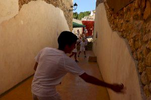 Jornada d'escoles de pilota al trinquet d'Abdet