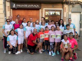 La Falla de la Plaça de Torrent participa en la carrera i marcha  Runcancer de l'Associació Espanyola contra el Càncer