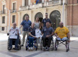 Tania Baños presenta  l'II Trofeu Ciutat de Castelló de Bàsquet a Cadira de Rodes