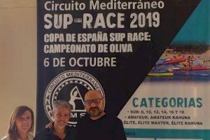 La platja d’Oliva acull una prova de la Copa d’Espanya 2019 de Sup Race