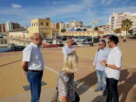 Vinaròs rep la visita del secretari de Ports, Emilio Obiol, per parlar dels futurs projectes a desenvolupar