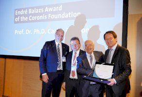 Carlos Belmonte, Premio y Medalla Endre Balazs 2019 de la Fundación Coronis de la Sociedad Alemana de Oftalmología