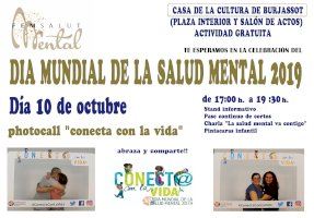 Fem Salut Mental Burjassot invita al municipio a participar en la jornada de reivindicación del Día Mundial de la Salud Mental