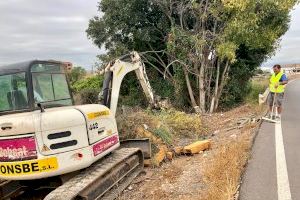 Comienzan las obras de construcción del carril bici que anillarán los Polígonos Industriales de Betxí