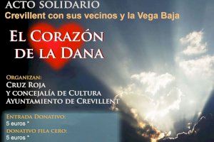 Cruz Roja y el Ayuntamiento de Crevillent organizan un acto solidario para ayudar a los afectados por la Dana