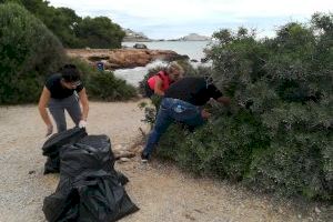 Un centenar de personas han participado en la Jornada de Limpieza del Litoral en Peñíscola