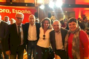 La candidatura socialista por Alicante presente en la presentación de la campaña del PSOE para el 10N