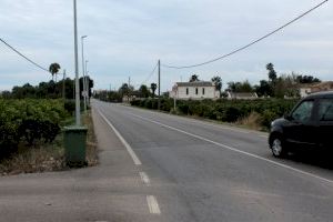 Cortes de tráfico por las obras en la carretera del Grao de Burriana