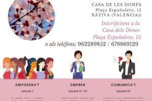 La Casa de les Dones de Xàtiva programa per a la propera setmana un curs d’emprenedoria per a dones