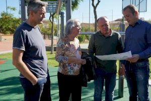 La zona sud de La Pobla de Vallbona estrena parc biosaludable dins les inversions participatives