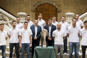 La Diputació acoge la presentación de la final de Copa de Raspall que juegan las parejas de Oliva y Ontinyent