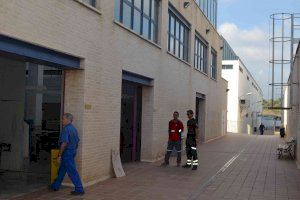 Simulacro de incendio en el campus de Altea