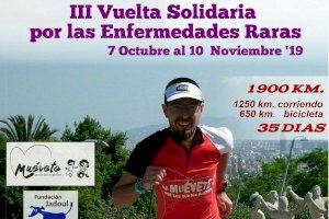 El Ayuntamiento de Sagunto participa en la III Vuelta Solidaria a España de la asociación ‘Muévete por los que no pueden’