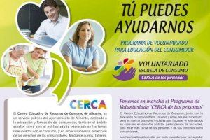 Alicante busca voluntarios para participar en el programa ‘Cerca de las personas’ junto con la Asociación de Consumidores, Usuarios y Amas de Casa "Lucentum"