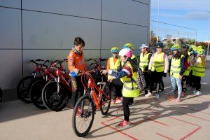 Vila-real se suma al projecte Aula ciclista, amb els alumnes del col•legi José Soriano