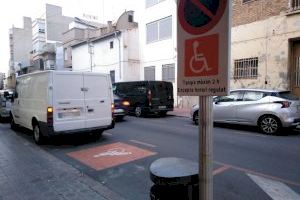 Burriana acoge una campaña sobre el uso de las plazas de aparcamiento para discapacitados