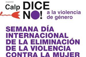 Calp celebra el Día Internacional de la Eliminación de la Violencia contra la Mujer con una semana de actividades