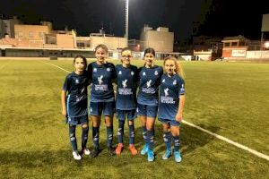 Jugadoras del Burriana Fútbol Base Femenino acuden a la concentración de la Selección Autonómica