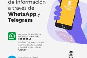 El Ayuntamiento de Calp pone en marcha un nuevo servicio de información a través de WhatsApp y Telegram