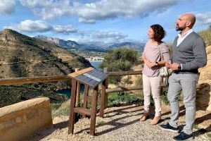 Paula Tuzón visita el parque natural de Serra Gelada