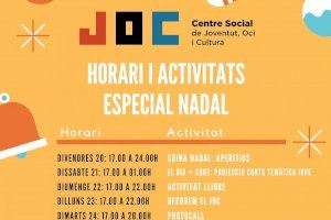 Xàtiva organiza una nueva edición de la Escuela de Navidad y actividades en el JOC todos los días de las vacaciones