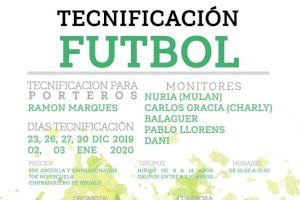 Almenara tindrà unes jornades de tecnificació de futbol aquest nadal