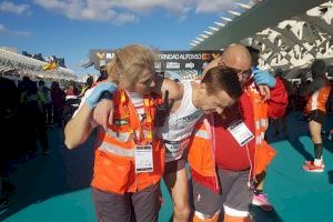 Casi 500 runners atendidos este domingo en el Maratón de Valencia