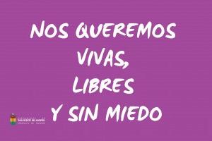 La pancarta en recuerdo de las víctimas de violencia machista portará la frase ‘Nos queremos vivas, libres y sin miedo’