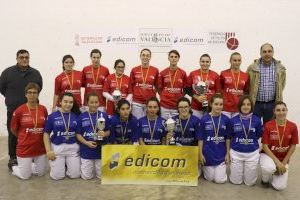 Borbotó y Monserrat, campeones femeninos del Trofeo Edicom de galotxa