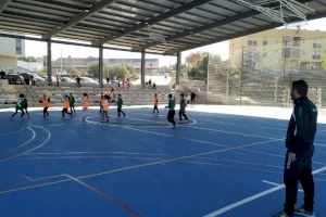 Jornada de Colpbol en el Pabellón Deportivo con las escuelas municipales de Aspe