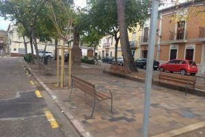 L'Ajuntament finalitza la millora de paviment del Jardí de la Plaça Moreral de Borbotó