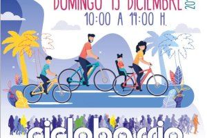 El Ayuntamiento de Alicante celebra una jornada de Ciclobarrio en la Vía Parque el próximo domingo