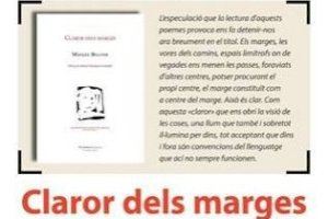 El saguntí Manuel Bellver presenta el nou poemari ‘Claror dels marges’